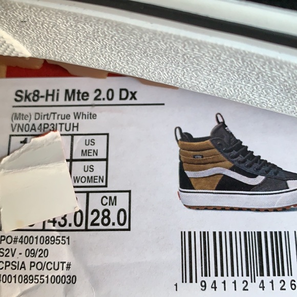 VANS SK8-HI MTE 2.0 DX DIRT/TRUE WHITE WMNS - Picture 15 of 16